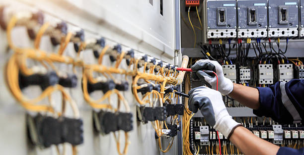 Professional Electrician technician working in Churubusco, IN